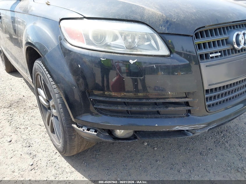 2007 Audi Q7 VIN WA1BV74L37D054624 IAAI salvage auction — NORMAL WEAR, Clear (Washington), sold $425 on 2026-07-22 (photo 6)
