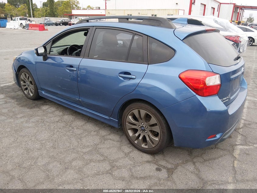 2016 Subaru Impreza VIN JF1GPAU67G8239996 IAAI salvage auction — NORMAL WEAR, Salvage Title, sold $1,700 on 2026-07-23 (photo 3)