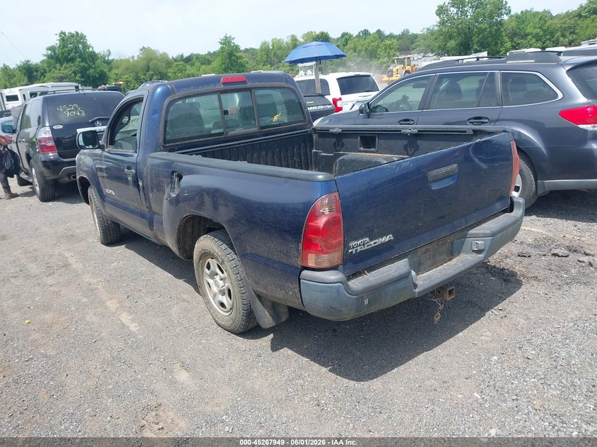 2007 Toyota Tacoma VIN 5TENX22N87Z440385 IAAI salvage auction — NORMAL WEAR, Clear (Virginia), sold $3,725 on 2026-07-07 (photo 3)