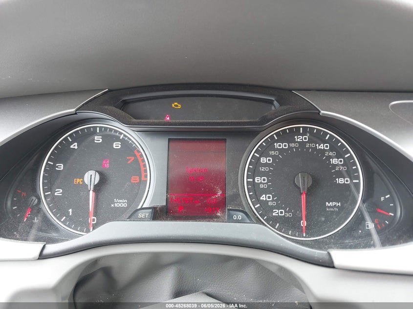 2010 Audi A4 VIN WAUFFAFL9AN013217 IAAI salvage auction — ENGINE DAMAGE, Clear (Montana), sold $575 on 2026-07-28 (photo 7)