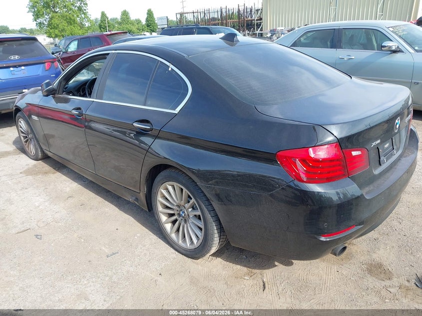 2014 BMW 5er VIN WBA5B3C57ED535431 IAAI salvage auction — SIDE, Previous Salvage (Michigan), sold $1,125 on 2026-07-16 (photo 3)