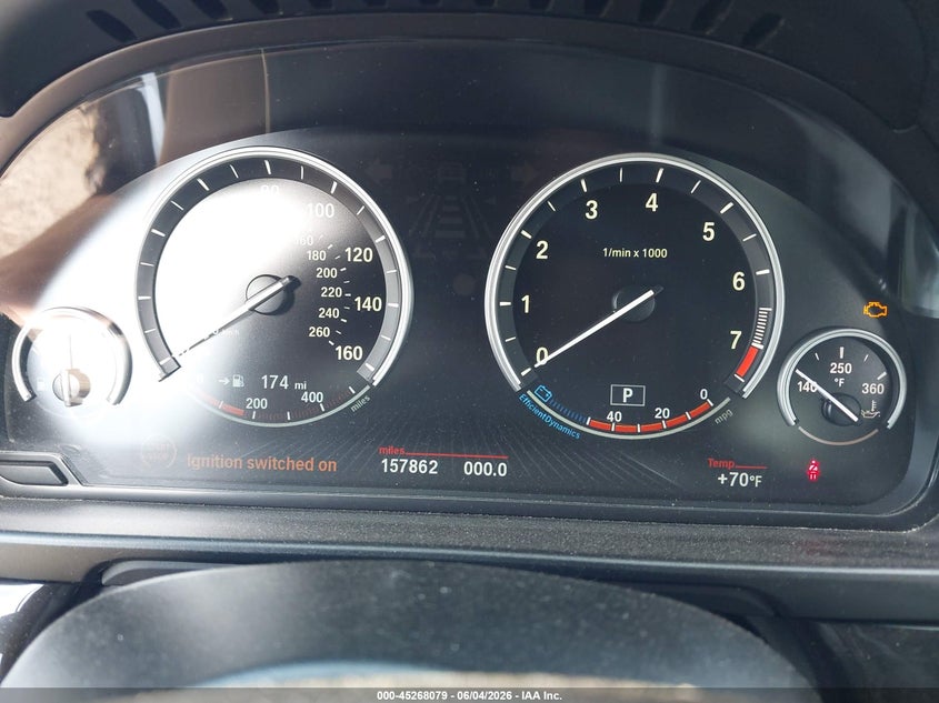 2014 BMW 5er VIN WBA5B3C57ED535431 IAAI salvage auction — SIDE, Previous Salvage (Michigan), sold $1,125 on 2026-07-16 (photo 7)