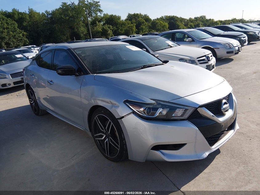 2016 Nissan Maxima VIN 1N4AA6AP3GC433939 IAAI salvage auction — NORMAL WEAR, Original (Texas), sold $2,250 on 2026-07-27 (photo 1)
