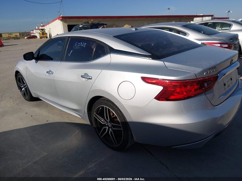 2016 Nissan Maxima VIN 1N4AA6AP3GC433939 IAAI salvage auction — NORMAL WEAR, Original (Texas), sold $2,250 on 2026-07-27 (photo 3)