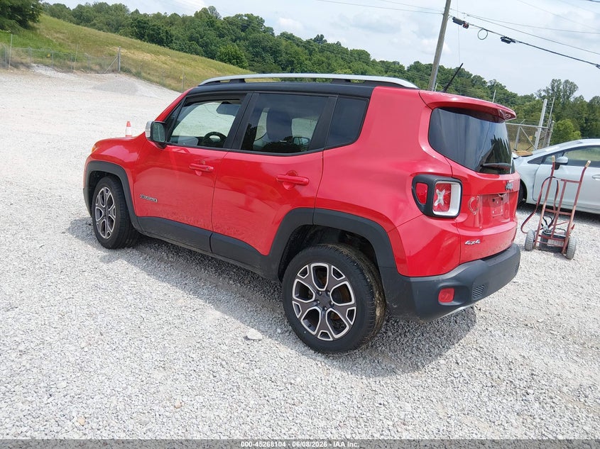 2016 Jeep Renegade VIN ZACCJBDTXGPC46004 IAAI salvage auction — RIGHT FRONT, Salvage Title, sold $875 on 2026-07-21 (photo 3)