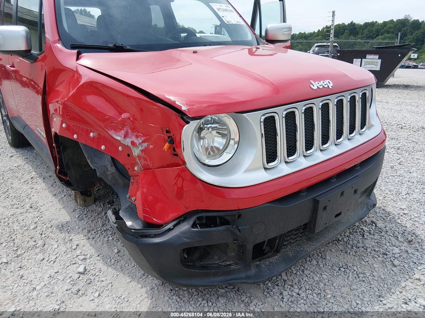 2016 Jeep Renegade VIN ZACCJBDTXGPC46004 IAAI salvage auction — RIGHT FRONT, Salvage Title, sold $875 on 2026-07-21 (photo 6)