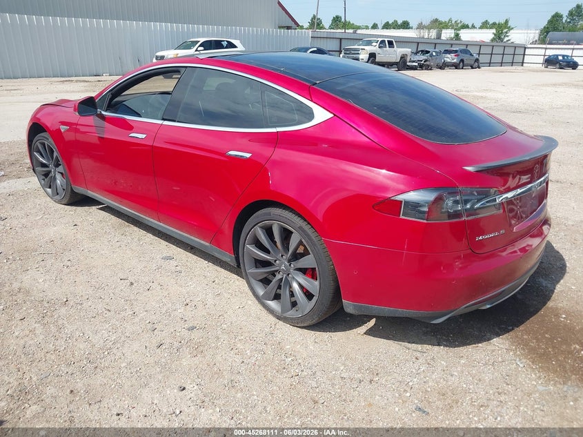 2016 Tesla Model s VIN 5YJSA1E43GF129238 IAAI salvage auction — FRONT END, Clear (Texas), sold $25 on 2026-07-30 (photo 3)