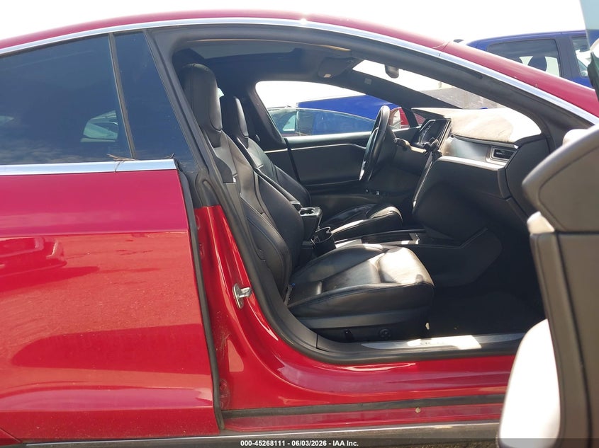 2016 Tesla Model s VIN 5YJSA1E43GF129238 IAAI salvage auction — FRONT END, Clear (Texas), sold $25 on 2026-07-30 (photo 5)