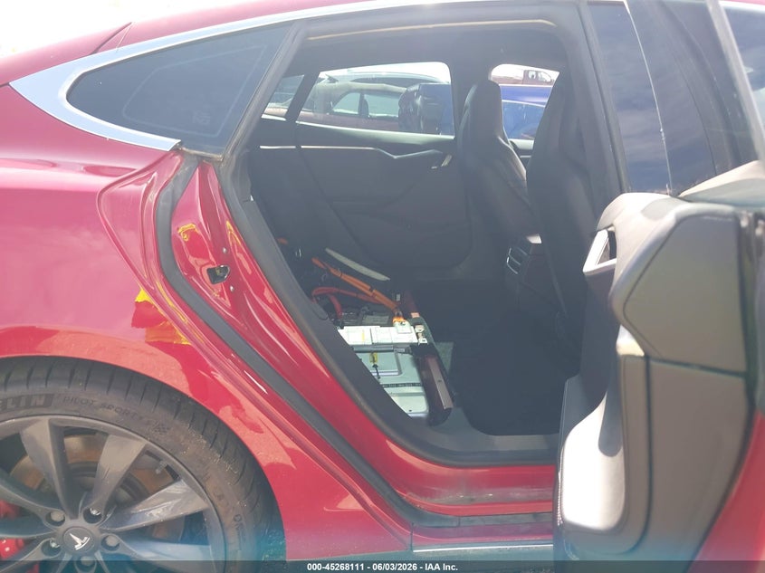 2016 Tesla Model s VIN 5YJSA1E43GF129238 IAAI salvage auction — FRONT END, Clear (Texas), sold $25 on 2026-07-30 (photo 8)