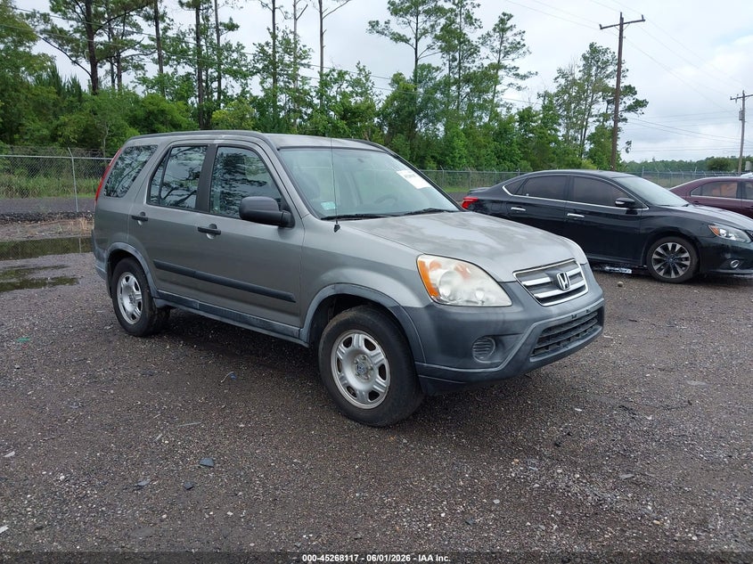 2005 Honda Cr-v VIN JHLRD68575C000231 IAAI salvage auction — NORMAL WEAR, Clear (Georgia), sold $1,600 on 2026-07-14 (photo 1)