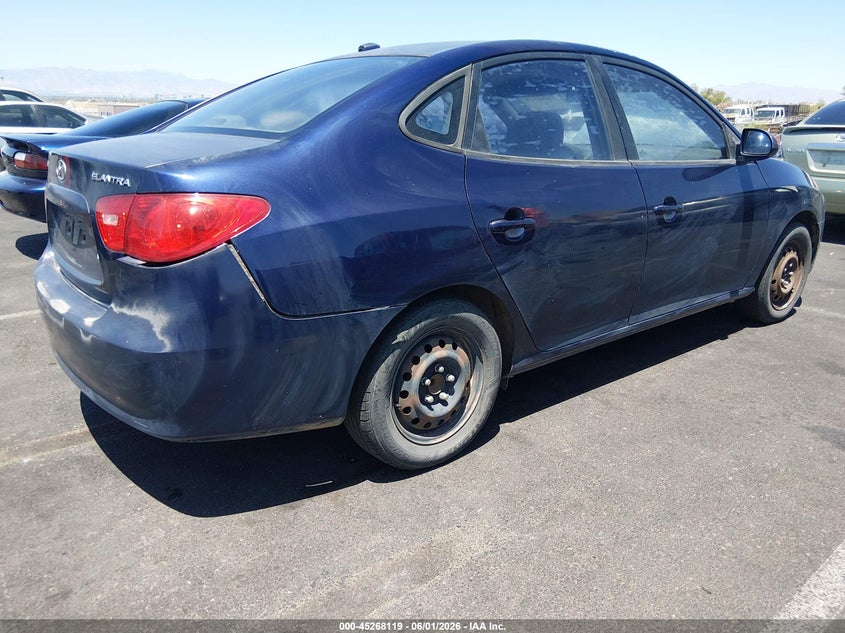 2008 Hyundai Elantra VIN KMHDU46D88U293685 IAAI salvage auction — NORMAL WEAR, Clear (Arizona), sold $450 on 2026-07-17 (photo 4)