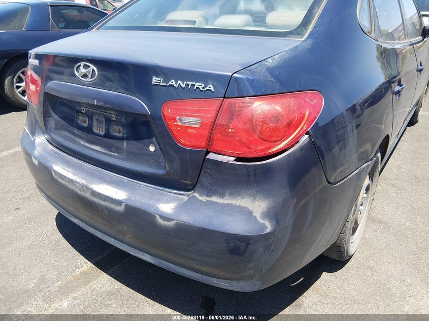 2008 Hyundai Elantra VIN KMHDU46D88U293685 IAAI salvage auction — NORMAL WEAR, Clear (Arizona), sold $450 on 2026-07-17 (photo 6)