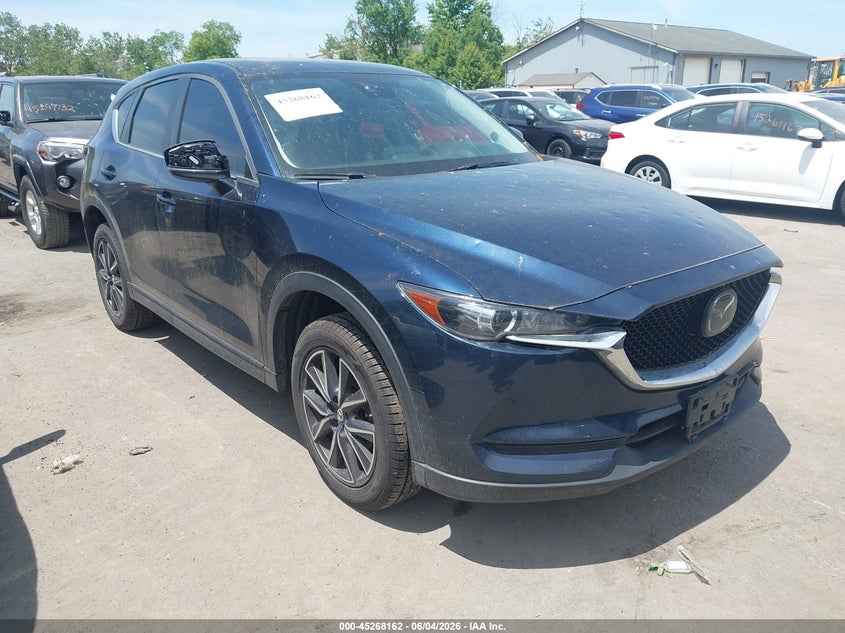 2018 Mazda Cx-5 VIN JM3KFBCM2J0400734 IAAI salvage auction — HAIL, Salvage Title, sold $6,400 on 2026-07-07 (photo 1)