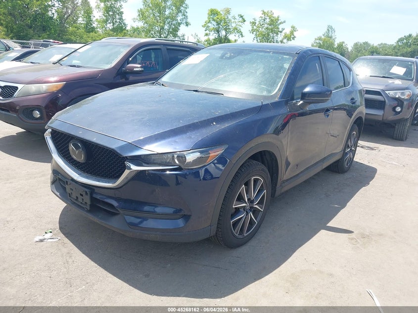 2018 Mazda Cx-5 VIN JM3KFBCM2J0400734 IAAI salvage auction — HAIL, Salvage Title, sold $6,400 on 2026-07-07 (photo 2)