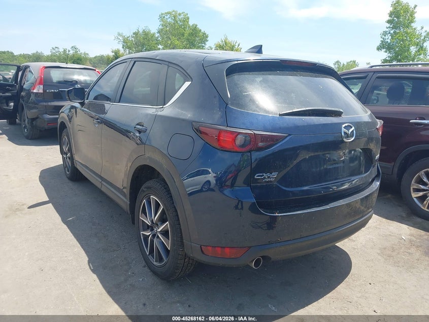 2018 Mazda Cx-5 VIN JM3KFBCM2J0400734 IAAI salvage auction — HAIL, Salvage Title, sold $6,400 on 2026-07-07 (photo 3)