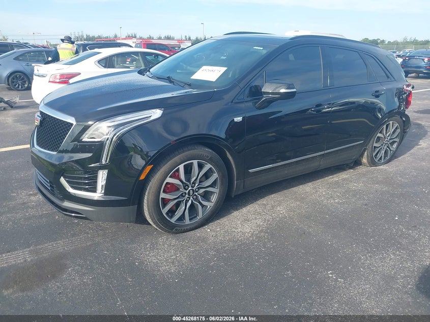 2023 Cadillac Xt5 VIN 1GYKNGRS2PZ222515 IAAI salvage auction — LEFT REAR, Salvage Title, sold $8,200 on 2026-07-23 (photo 2)