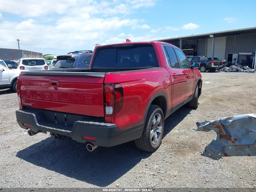 2025 Honda Ridgeline VIN 5FPYK3F51SB032050 IAAI salvage auction — FRONT END, Salvage Title, sold $13,375 on 2026-08-18 (photo 4)