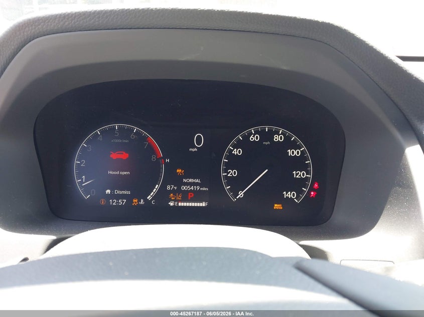 2025 Honda Ridgeline VIN 5FPYK3F51SB032050 IAAI salvage auction — FRONT END, Salvage Title, sold $13,375 on 2026-08-18 (photo 7)