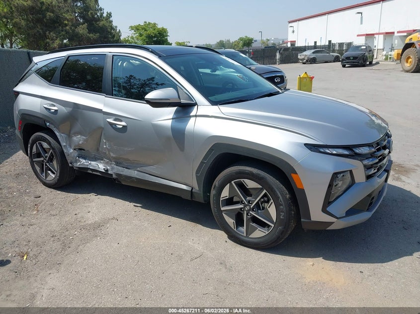 2025 Hyundai Tucson VIN KM8JCDD11SU318951 IAAI salvage auction — SIDE, Salvage (California), sold $12,400 on 2026-08-02 (photo 1)