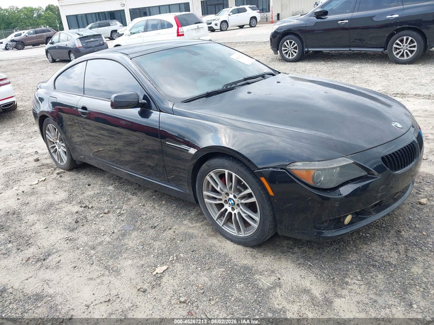 2007 BMW 6 series VIN WBAEH135X7CR51582 IAAI salvage auction — FRONT END, Repossession Paperwork (Georgia), sold $2,700 on 2026-07-09 (photo 1)