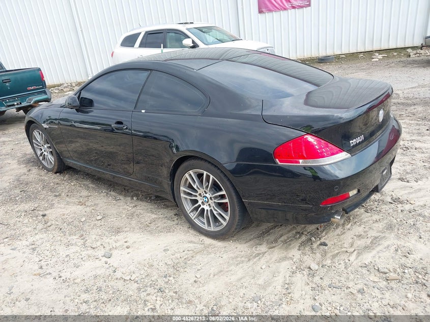2007 BMW 6 series VIN WBAEH135X7CR51582 IAAI salvage auction — FRONT END, Repossession Paperwork (Georgia), sold $2,700 on 2026-07-09 (photo 3)