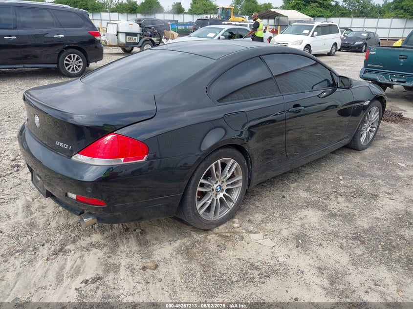 2007 BMW 6 series VIN WBAEH135X7CR51582 IAAI salvage auction — FRONT END, Repossession Paperwork (Georgia), sold $2,700 on 2026-07-09 (photo 4)