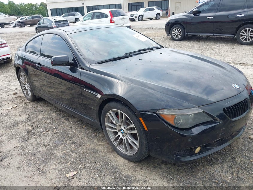 2007 BMW 6 series VIN WBAEH135X7CR51582 IAAI salvage auction — FRONT END, Repossession Paperwork (Georgia), sold $2,700 on 2026-07-09 (photo 6)