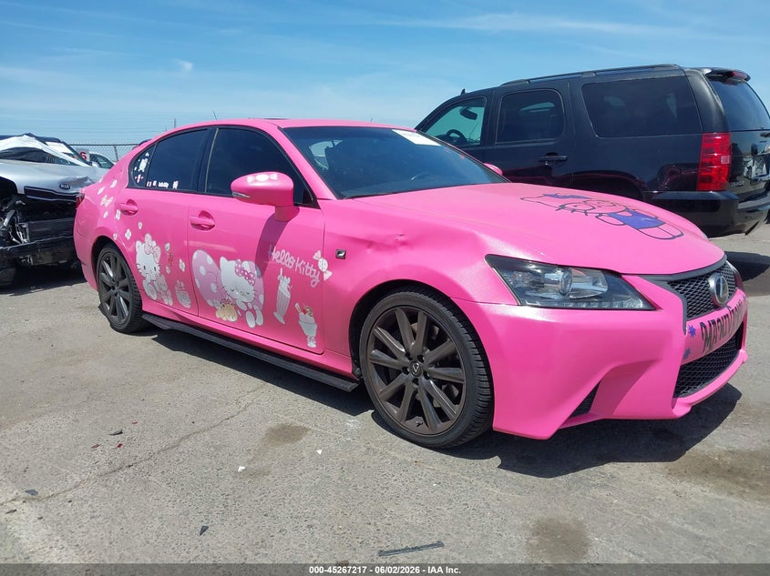 2014 Lexus Gs VIN JTHBE1BL7E5034453 IAAI salvage auction — ROOF, Salvage (California), sold $2,125 on 2026-07-08 (photo 1)