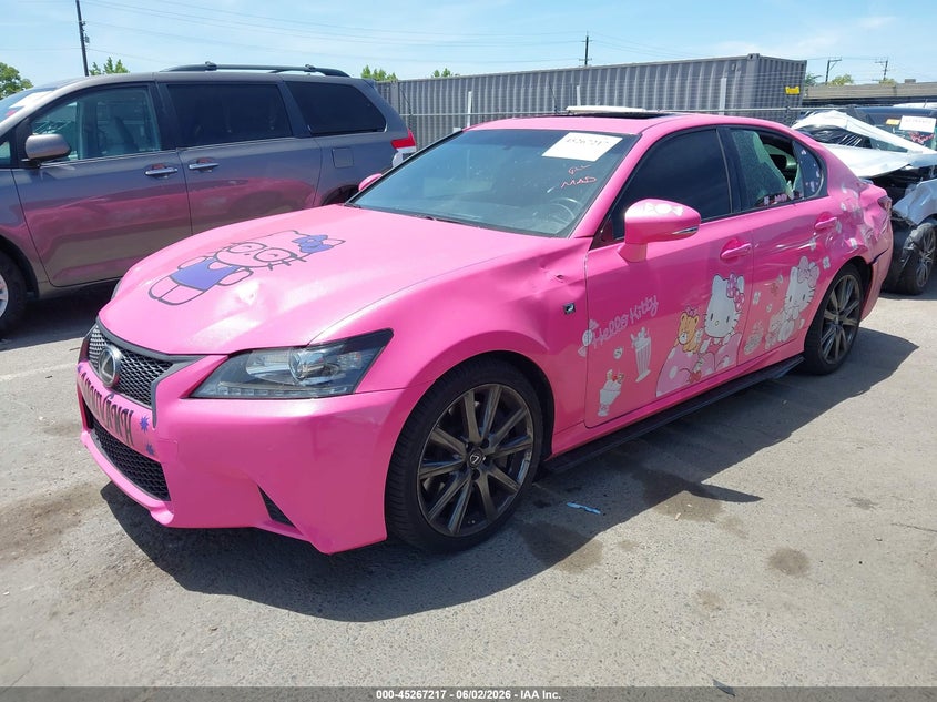 2014 Lexus Gs VIN JTHBE1BL7E5034453 IAAI salvage auction — ROOF, Salvage (California), sold $2,125 on 2026-07-08 (photo 2)