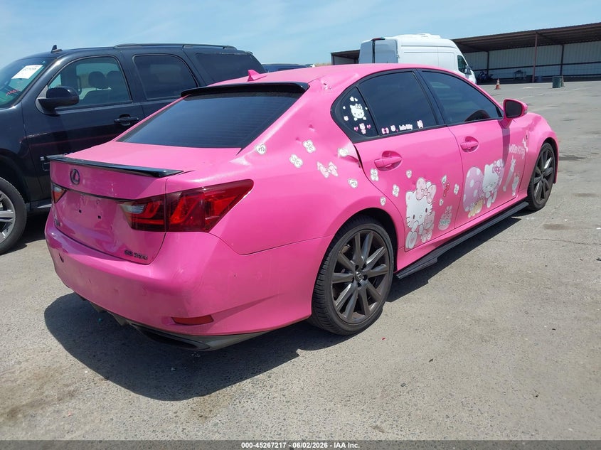 2014 Lexus Gs VIN JTHBE1BL7E5034453 IAAI salvage auction — ROOF, Salvage (California), sold $2,125 on 2026-07-08 (photo 4)