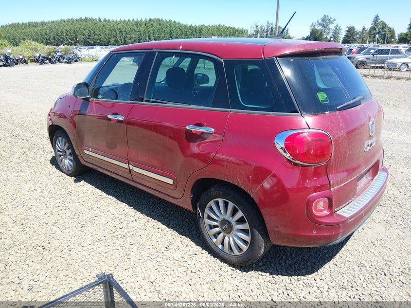 2015 Fiat 500l VIN ZFBCFACHXFZ033386 IAAI salvage auction — NORMAL WEAR, Peddle Clear Public-Restricted (Oregon), sold $25 on 2026-07-06 (photo 3)