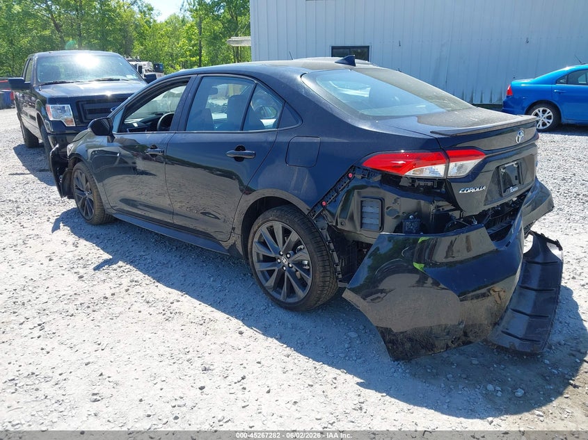 2026 Toyota Corolla VIN 5YFP4MCE4TP271199 IAAI salvage auction — FRONT & REAR, Salvage Title, sold $8,675 on 2026-07-14 (photo 3)
