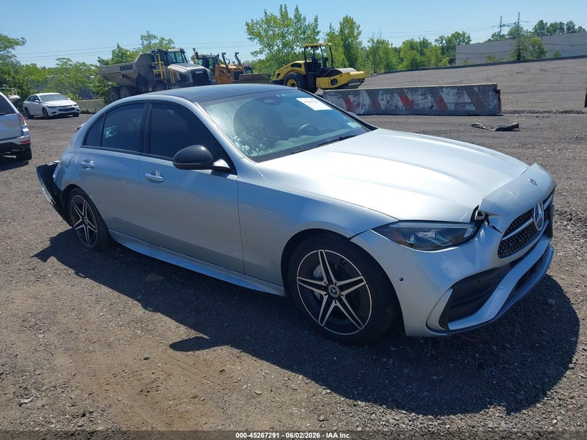 2025 Mercedes-benz C-klasse VIN W1KAF4HB2SR246505 IAAI salvage auction — RIGHT REAR, Salvage Title, sold $14,950 on 2026-07-21 (photo 1)