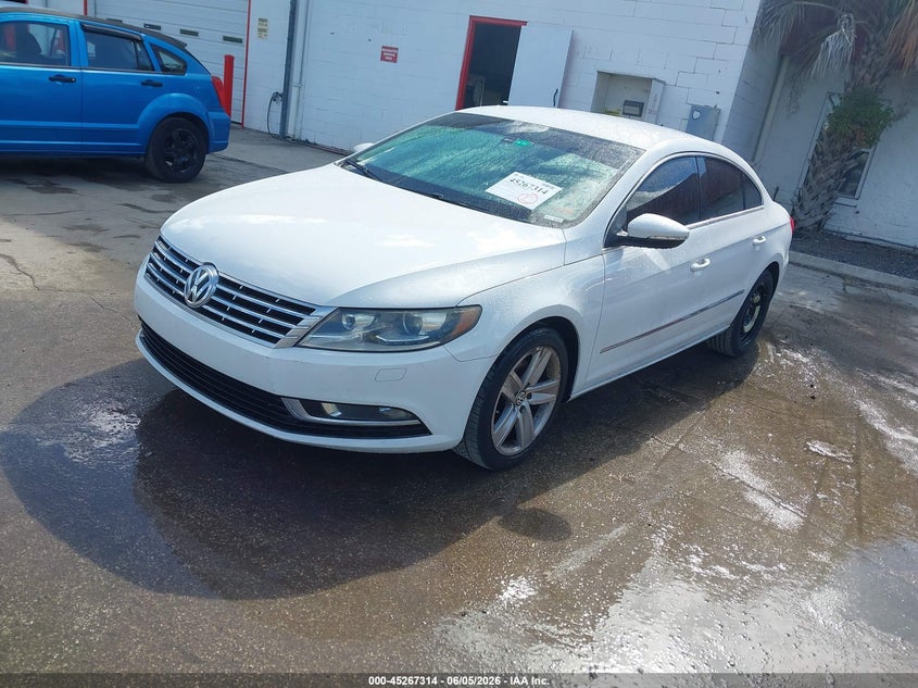2014 Volkswagen Cc VIN WVWBN7AN0EE526362 IAAI salvage auction — NORMAL WEAR, Clear (Florida), sold $250 on 2026-07-22 (photo 2)