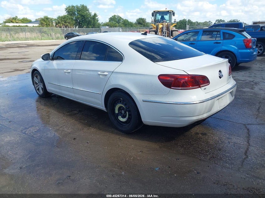 2014 Volkswagen Cc VIN WVWBN7AN0EE526362 IAAI salvage auction — NORMAL WEAR, Clear (Florida), sold $250 on 2026-07-22 (photo 3)