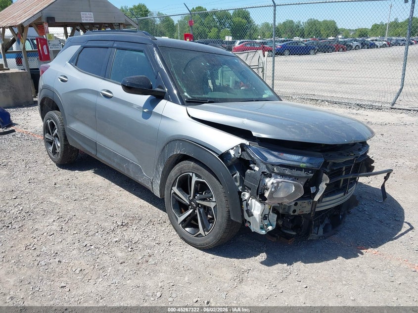 2023 Chevrolet Trailblazer VIN KL79MUSL8PB165705 IAAI salvage auction — FRONT END, Salvage Title, sold $2,525 on 2026-07-09 (photo 1)