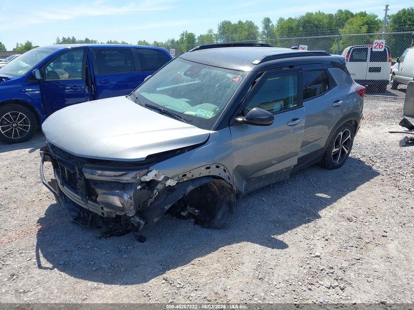 2023 Chevrolet Trailblazer VIN KL79MUSL8PB165705 IAAI salvage auction — FRONT END, Salvage Title, sold $2,525 on 2026-07-09 (photo 2)