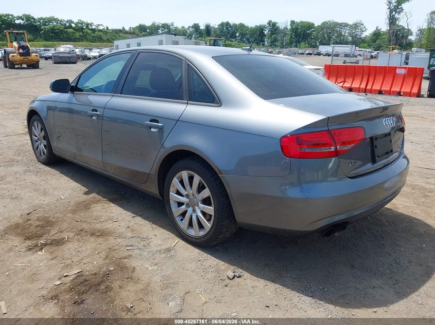 2014 Audi A4 VIN WAUBFAFL6EA075072 IAAI salvage auction — NORMAL WEAR, Clear (New Jersey), sold $1,000 on 2026-07-16 (photo 3)