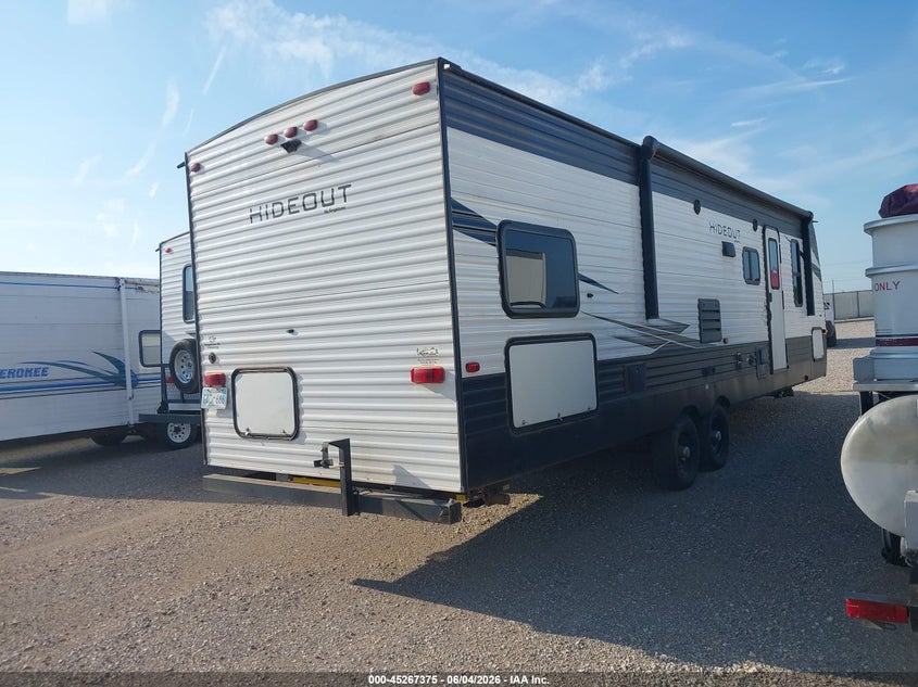 2020 Keystone rv Hideout VIN 4YDT29020L7245077 IAAI salvage auction — HAIL, Clear (Oklahoma), sold $8,100 on 2026-07-15 (photo 4)