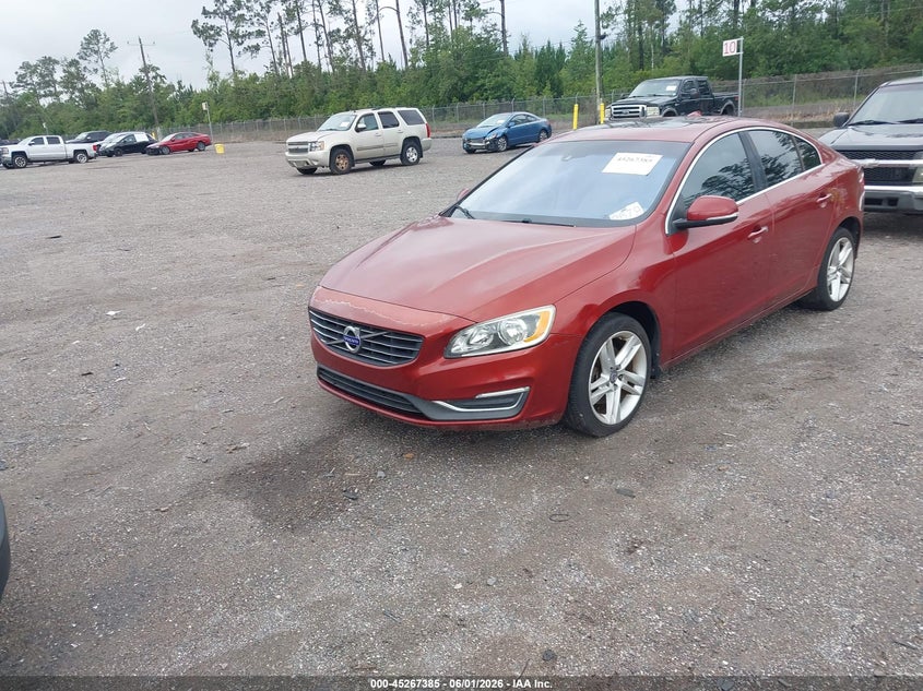 2015 Volvo S60 VIN YV140MFK2F2338170 IAAI salvage auction — NORMAL WEAR, Clear (Georgia), sold $375 on 2026-07-14 (photo 2)