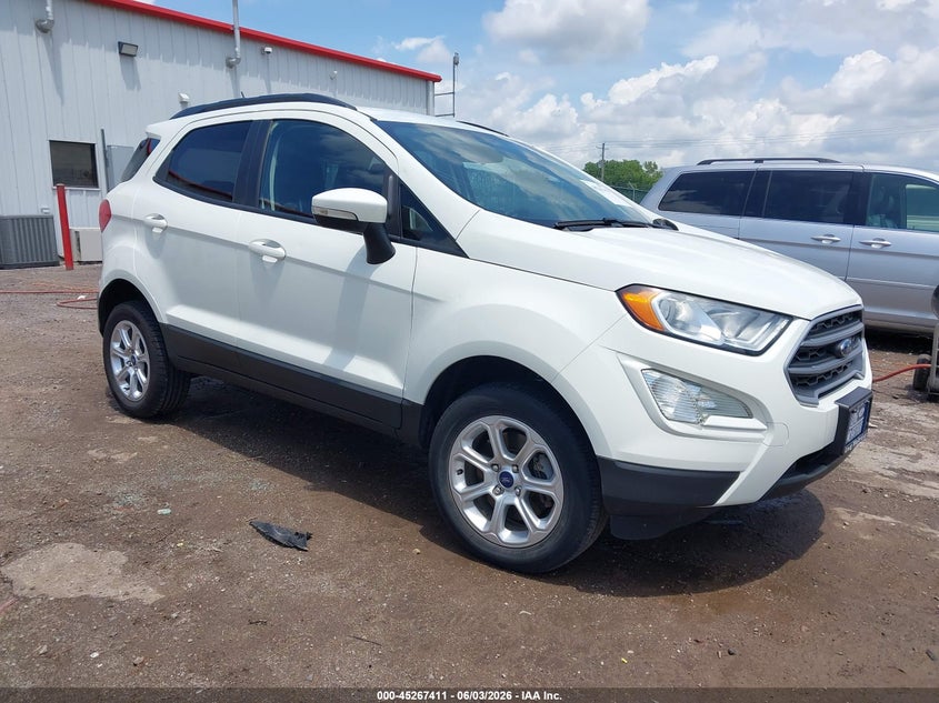 2021 Ford Ecosport VIN MAJ6S3GL2MC411271 IAAI salvage auction — HAIL, Salvage Title, sold $4,000 on 2026-07-26 (photo 1)