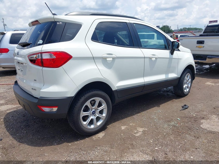 2021 Ford Ecosport VIN MAJ6S3GL2MC411271 IAAI salvage auction — HAIL, Salvage Title, sold $4,000 on 2026-07-26 (photo 4)