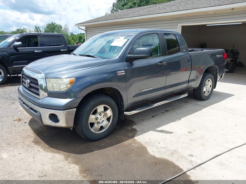 2007 Toyota Tundra VIN 5TFBV54157X021714 IAAI salvage auction — HAIL, Salvage (Ohio), sold $5,050 on 2026-07-13 (photo 2)