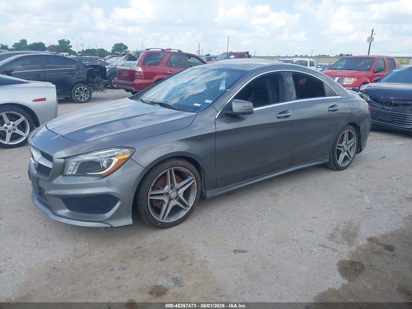 2014 Mercedes-benz Cla-klasse VIN WDDSJ4EB9EN049494 IAAI salvage auction — NORMAL WEAR, Original (Texas), sold $1,275 on 2026-07-15 (photo 2)