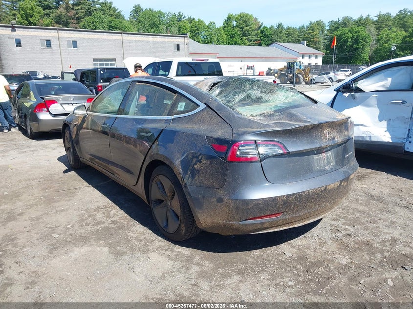 2018 Tesla Model 3 VIN 5YJ3E1EB0JF054349 IAAI salvage auction — ROOF, Salvage Title, sold $2,150 on 2026-07-10 (photo 3)