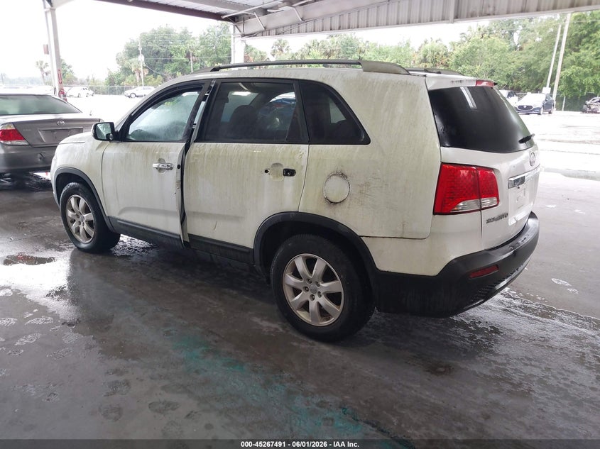 2012 Kia Sorento VIN 5XYKT4A25CG241784 IAAI salvage auction — NORMAL WEAR, Clear (Florida), sold $1,300 on 2026-07-15 (photo 3)