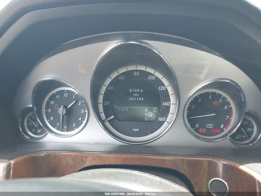 2011 Mercedes-benz E-class VIN WDDHF8HB5BA268650 IAAI salvage auction — NORMAL WEAR, Clear (New Jersey), sold $775 on 2026-07-06 (photo 7)
