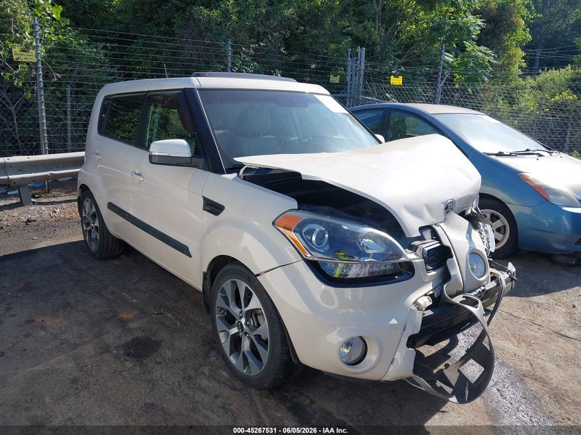 2013 Kia Soul VIN KNDJT2A66D7770078 IAAI salvage auction — FRONT END, Salvage (North Carolina), sold $250 on 2026-07-23 (photo 1)