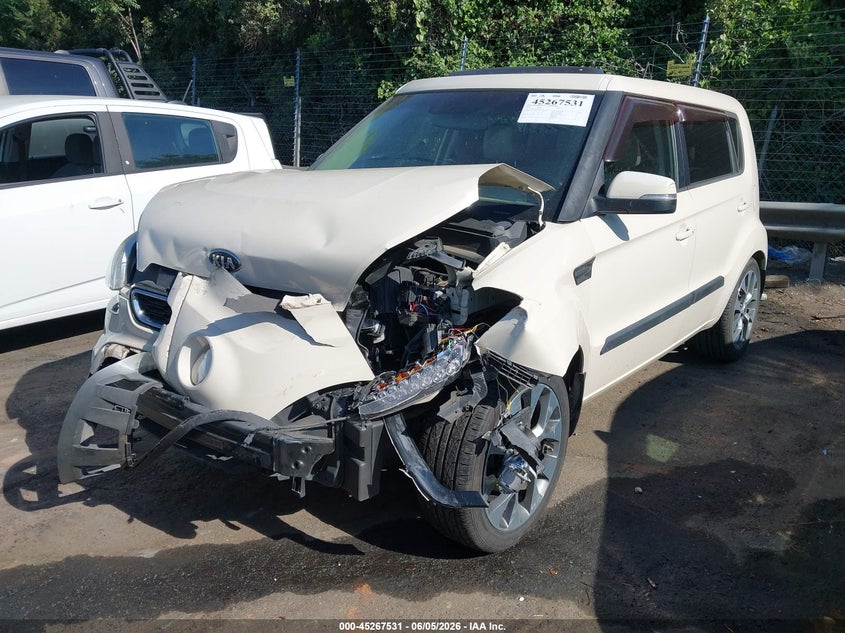 2013 Kia Soul VIN KNDJT2A66D7770078 IAAI salvage auction — FRONT END, Salvage (North Carolina), sold $250 on 2026-07-23 (photo 2)