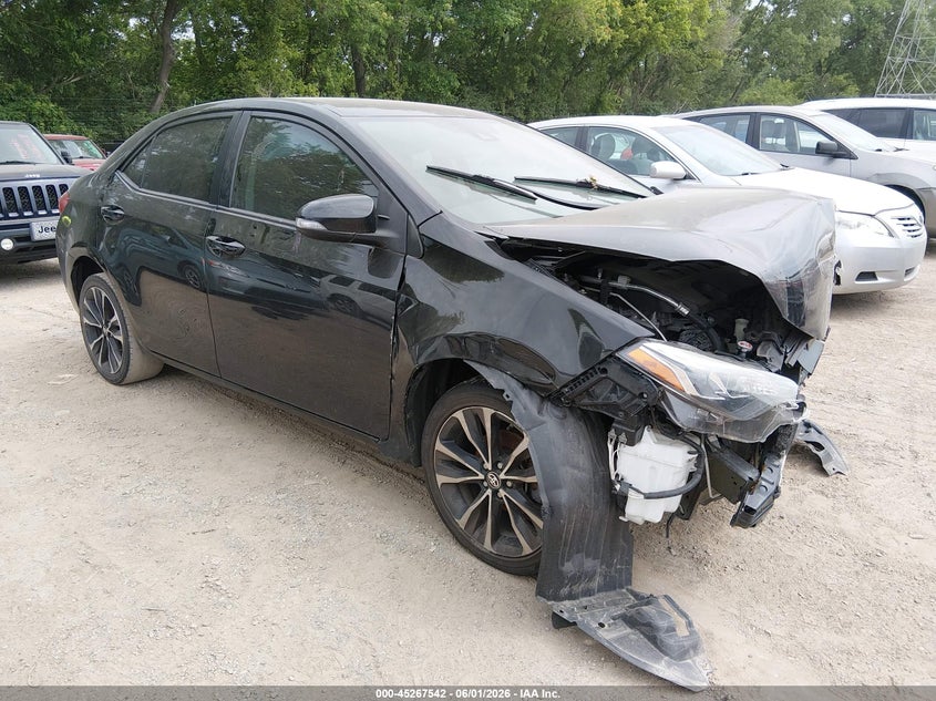 2019 Toyota Corolla VIN 5YFBURHE5KP856565 IAAI salvage auction — NORMAL WEAR, Rebuilt (Indiana), sold $1,700 on 2026-07-15 (photo 1)